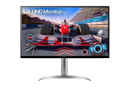 LG 32'' UHD 4K HDR 10 Monitor with 65 PD, 144 Hz Refresh Rate & 4ms Response Time, FreeSync Premium, 90% DCI-P3 Coverage, 1.07B Colors, 400nits Brightness, DP| HDMI | USB-C, White | 32UQ750-W