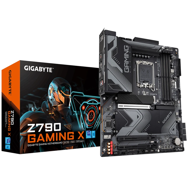 GIGABYTE Z790 GAMING X AX rev.1.0 LGA 1700 DDR5 Motherboard – 16+2+1 VRM, PCIe 5.0 x16, Dual M.2, Wi‑Fi 6E AX210, 2.5GbE LAN