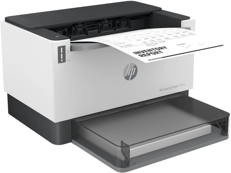 HP LaserJet Tank 1502w A4 Monochrome Wireless Printer, Fast Printing, High Efficiency, Compact Design, USB & Wi-Fi Connectivity, 2R3E2A