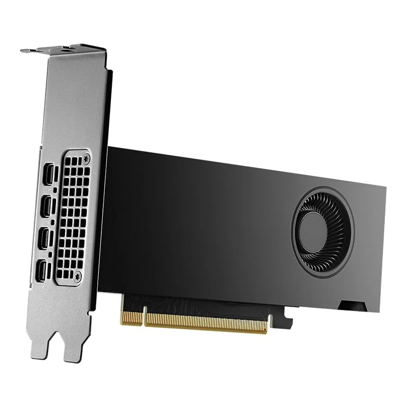 PNY NVIDIA RTX 2000 Ada Generation Workstation GPU, 16GB GDDR6, 2816 CUDA Cores, 224 GB/s Bandwidth, 4 Display Outputs, VCNRTX2000ADA-PB