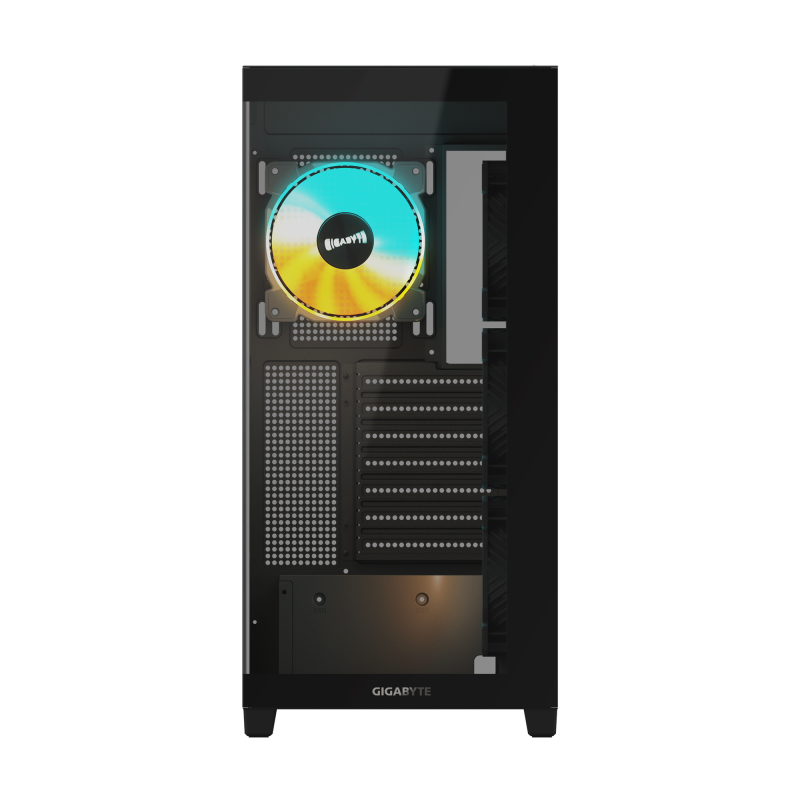 GIGABYTE C500 Panoramic Tempered Glass Front and Side Panels Mid-Tower Computer Case | GB-C500P ST