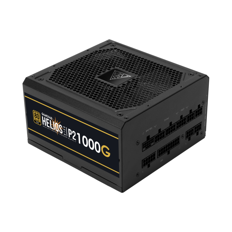 Gamdias HELIOS P2-1000G 1000W Power Supply, Fully Modular, 80 PLUS Gold Certified, ATX 3.0 Standard, PCIe Gen 5.0 Ready, Efficient Cooling, Reliable Performance