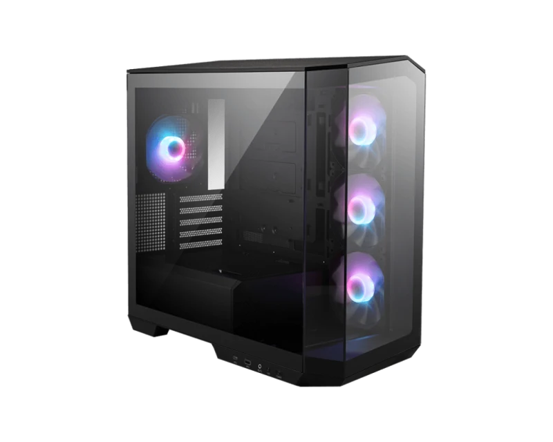 MAG PANO M100R PZ ATX Gaming Case  4 aRGB Fans & Up to 360mm AIO - Black | 306-7G24R25-HH9