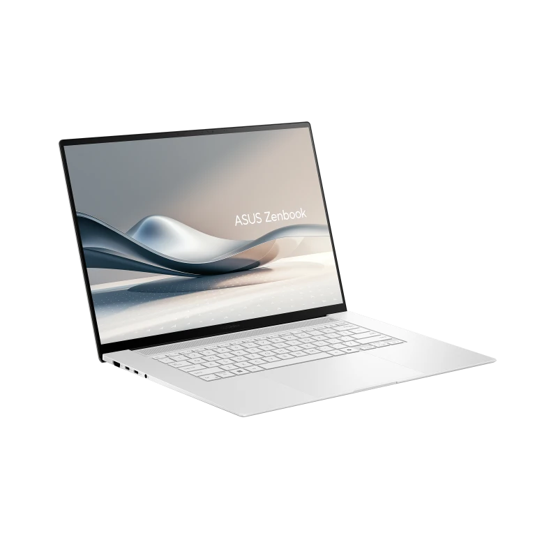 ASUS Zenbook S 16 OLED Laptop, 16" 3K OLED 120Hz Display, AMD Ryzen AI 9 HX370, 32GB RAM, 2TB SSD, Windows 11, ENG-AR Keyboard, White | UM5606WA-RK233W