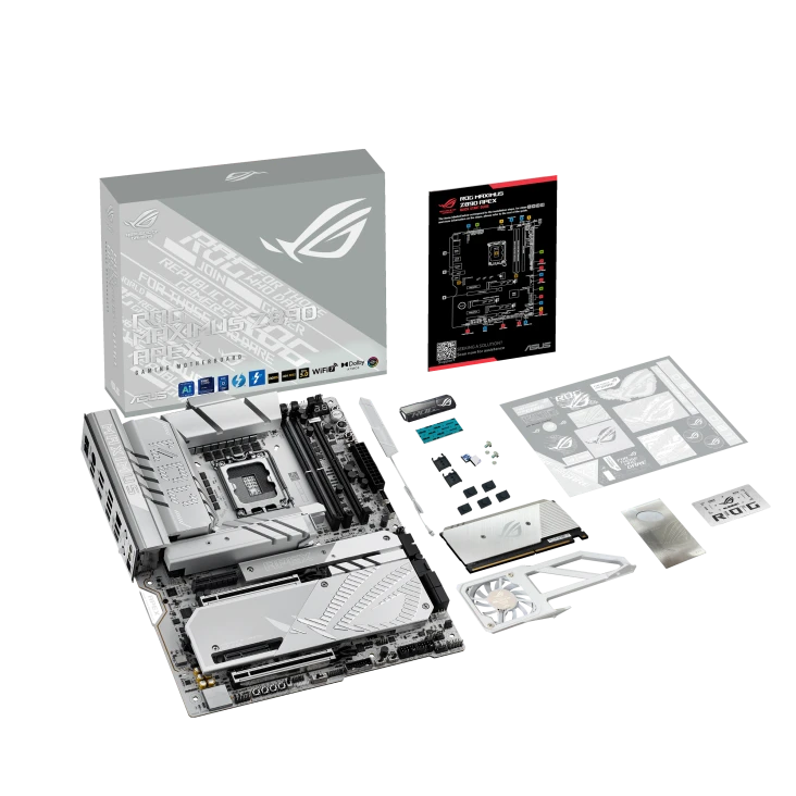 ASUS ROG MAXIMUS Z890 APEX ATX Motherboard – Intel Z890, LGA 1851, DDR5 96GB 9600+ MT/s, PCIe 5.0, Wi-Fi 7, USB4, 90MB1IP0-M0EAY0