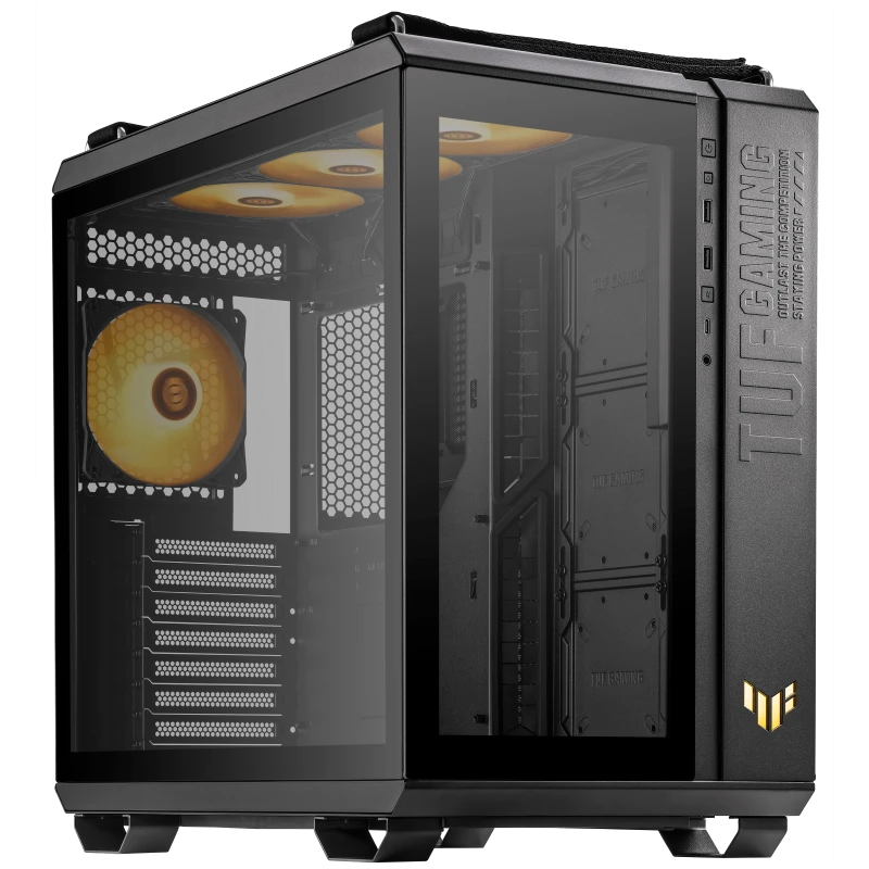 ASUS TUF Gaming GT502 PLUS ATX Mid Tower Case, 4 x 120 mm Pre-installed Fans | 90DC0090-B19010