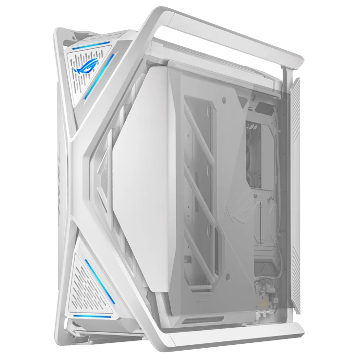 ASUS ROG Hyperion GR701, E-ATX Computer Case, 420 mm Dual Radiator, 4 x 140 mm Pre-installed Fans - White | 90DC00F3-B39000