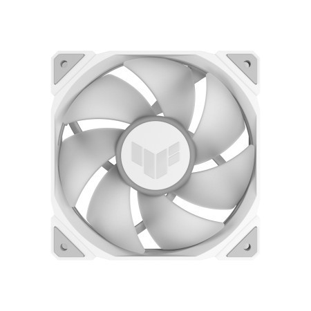 ASUS TUF Gaming TR120 ARGB Fan, 120mm, PWM Control, Aura Sync, 2000 RPM, White | 28mm Fan Frame, High-Performance Cooling | 90DA0093-B09000