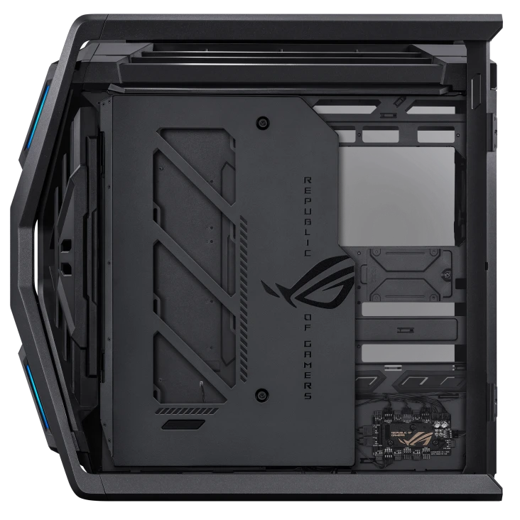ASUSROG Hyperion GR701 BTF Edition, E-ATX Computer Case, 420 mm Dual Radiator, 4 x 140 mm Pre-installed Fans | 90DC00F0-B39020