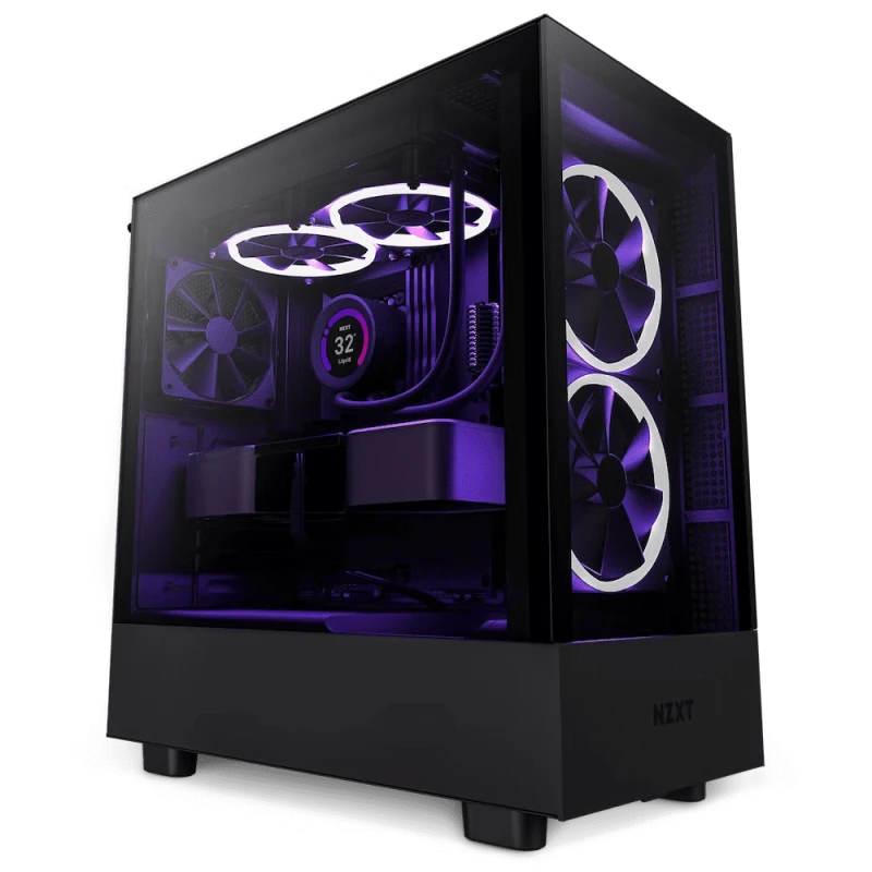 NZXT H5 Elite Mid Tower Full Black | CC-H51EB-01