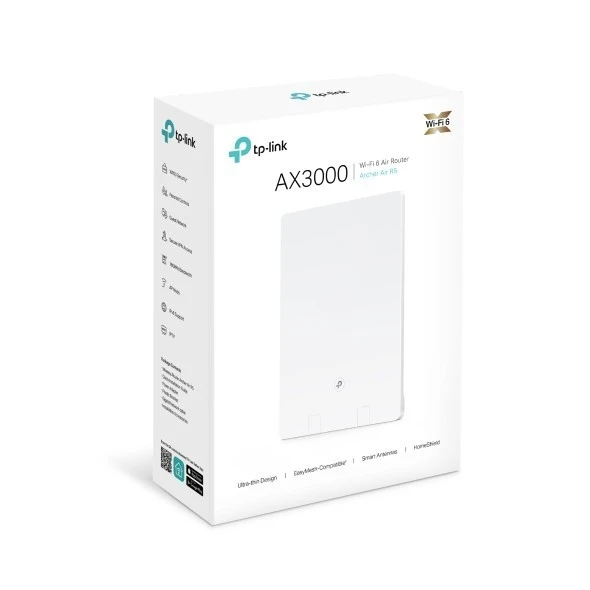 Archer Air R5 AX3000 Dual-Band Wi-Fi 6 Router, Up to 3000 Mbps, High-Speed Performance, Seamless Coverage, Reliable Connectivity for Home and Office
