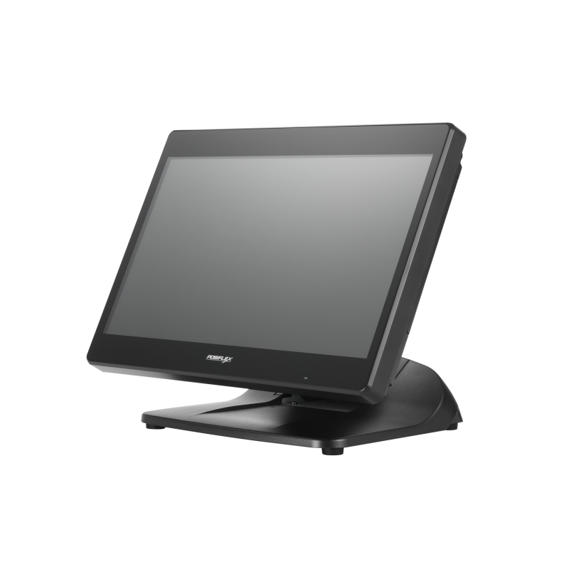 posiflex PS-3616-G2 Touchscreen Point of Sale POS Terminal 15.6″ PCAP Multi-TOUCH TFT Screen, ELKHART LAKE JK6412 CPU, 8GB DDR4 RAM, 128GB M.2 SSD, WITH PSU 12V/60W, W/O SPEAKER, GEN 7 BASE, W/O MSR, NO OS, BLACK,