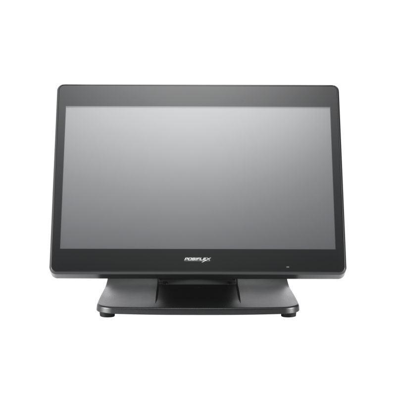 posiflex PS-3616-G2 Touchscreen Point of Sale POS Terminal 15.6″ PCAP Multi-TOUCH TFT Screen, ELKHART LAKE JK6412 CPU, 8GB DDR4 RAM, 128GB M.2 SSD, WITH PSU 12V/60W, W/O SPEAKER, GEN 7 BASE, W/O MSR, NO OS, BLACK,