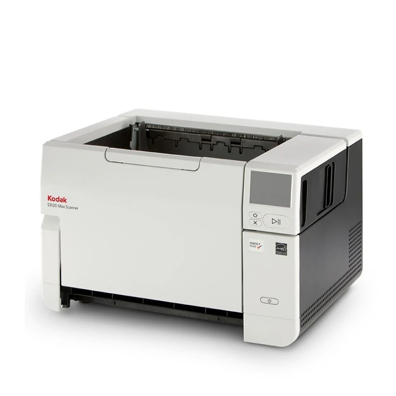 Kodak S3120 Max Compact A3 Scanner – 120 ppm, 500-Sheet ADF, 60,000 Pages/Day, Dual CIS, 600 dpi, USB 3.2, Gigabit Ethernet