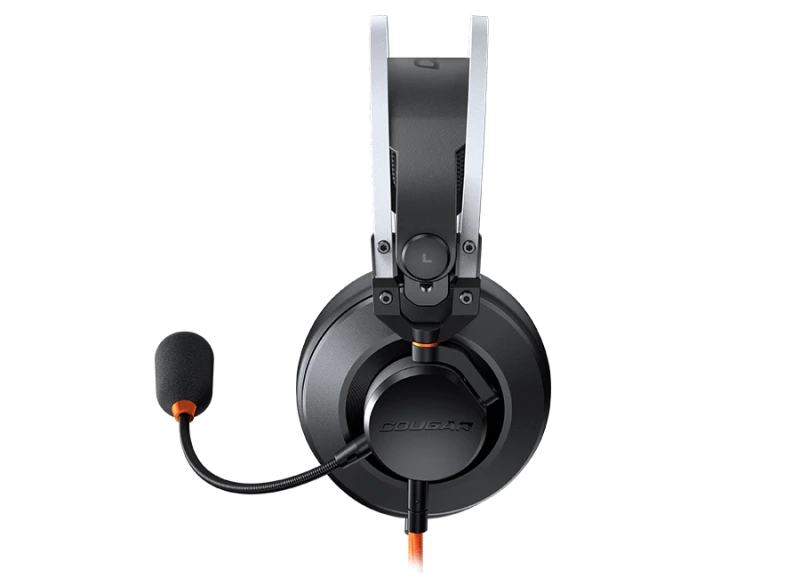 COUGAR VM410 TOURNAMENT Gaming Headset, 9.7mm microphone, compatible with phones, consoles, laptops, desktop