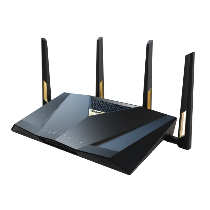 ASUS RT-BE88U Dual-Band WiFi 7 Router, AiMesh Extendable, Up to 7200Mbps, High-Speed Performance, Seamless Coverage for Home and Office