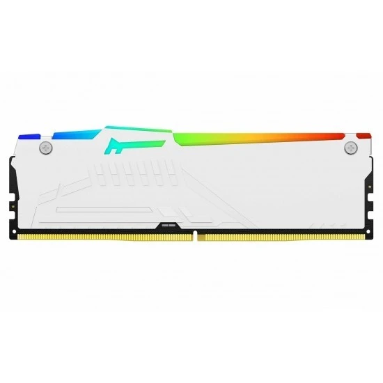 Kingston FURY 64GB (32GB x2) DDR5 6000MT/s CL40 FURY Beast White RGB XMP | KF560C40BWAK2-64