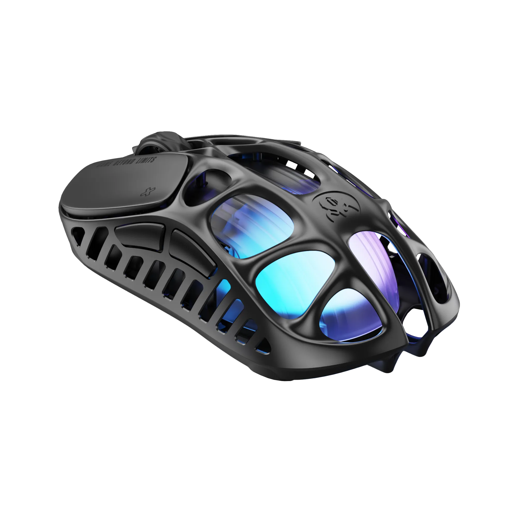 GravaStar Mercury X Pro Wireless Gaming Mouse, 8K DPI Optical Sensor, 32,000 DPI, RGB Lighting, 43h Battery, Lightweight, Galaxy Black