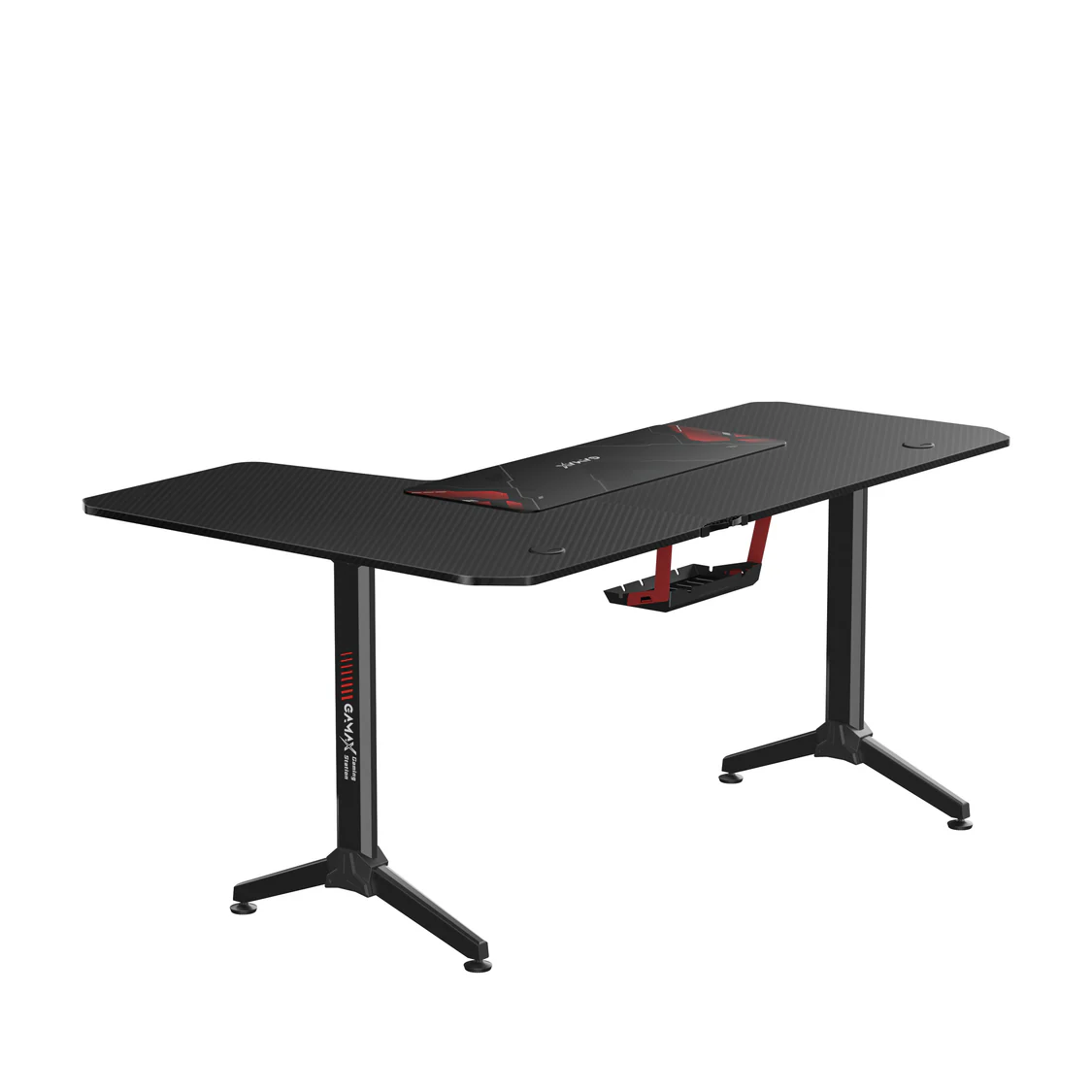 Gamax HY-R Gaming Table L-Shaped 160x100x75cm with Mousepad - Right
