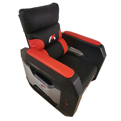 Tortox GS300 Gaming Sofa, Up to 330lbs Weight 6.5" Height, High Grade PU leather, Lumbar Cushion | TX-GS300-BR