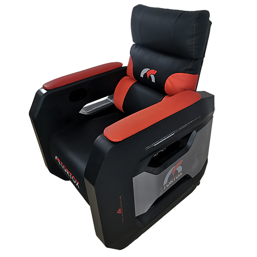 Tortox GS300 Gaming Sofa, Up to 330lbs Weight 6.5" Height, High Grade PU leather, Lumbar Cushion | TX-GS300-BR