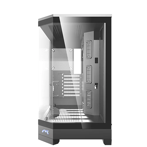 Tortox Prism ATX Full Tower Case, 7x Pre-Installed 120mm ARGB PWM Fans, Up to 360mm Radiator Support & 10x Fan Support | TX240701