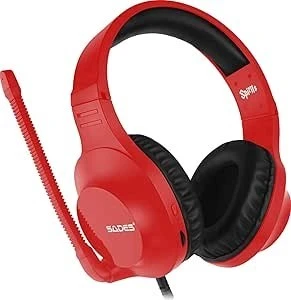 SADES SA721 SPIRIT Stereo Gaming Headset for PS4, PC, Xbox One | RED