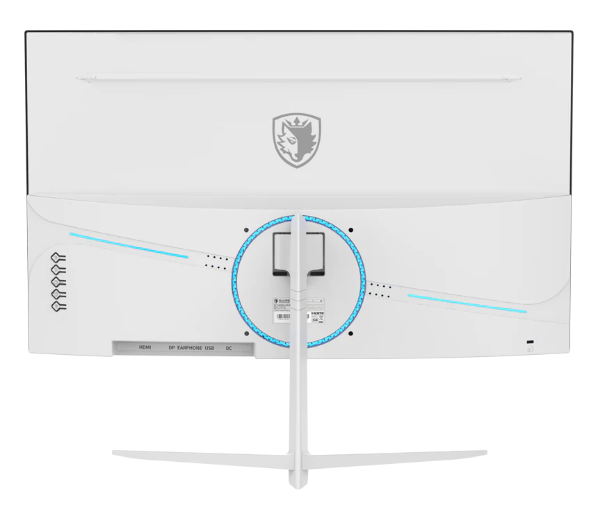 Sades NC-Pelagia SC-CJ04F24W, 24" FHD 1920x1080, 200Hz, 0.5ms, HDMI 2.1, VA, Curved Gaming Monitor - White