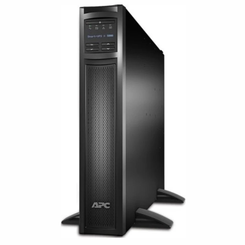APC Smart-UPS X SMX3000RMHV2UNC, 3000 VA/2700 W, Line‑Interactive, 230 V Rack/Tower 2U, Network Card, Extended Runtime, Black