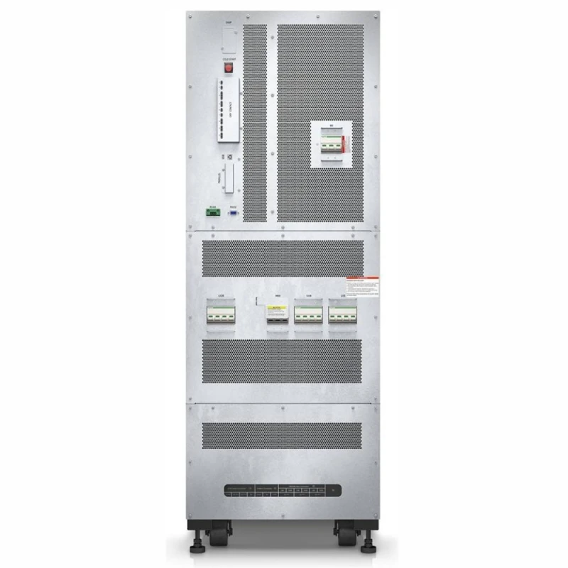 APC Easy UPS 3S E3SUPS40KHB2, 40 kVA/40 kW, 400 V, 3-Phase, 4 Internal 7 Ah Battery Strings, VRLA, White