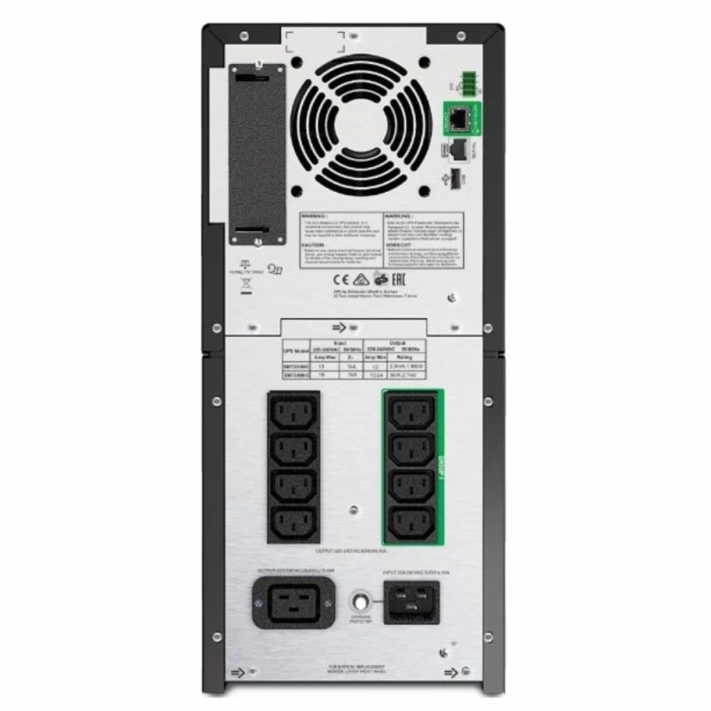 APC Smart‑UPS SMT2200IC, 2200 VA/1980 W, 230 V, Line‑Interactive UPS, SmartConnect, AVR, LCD, Tower