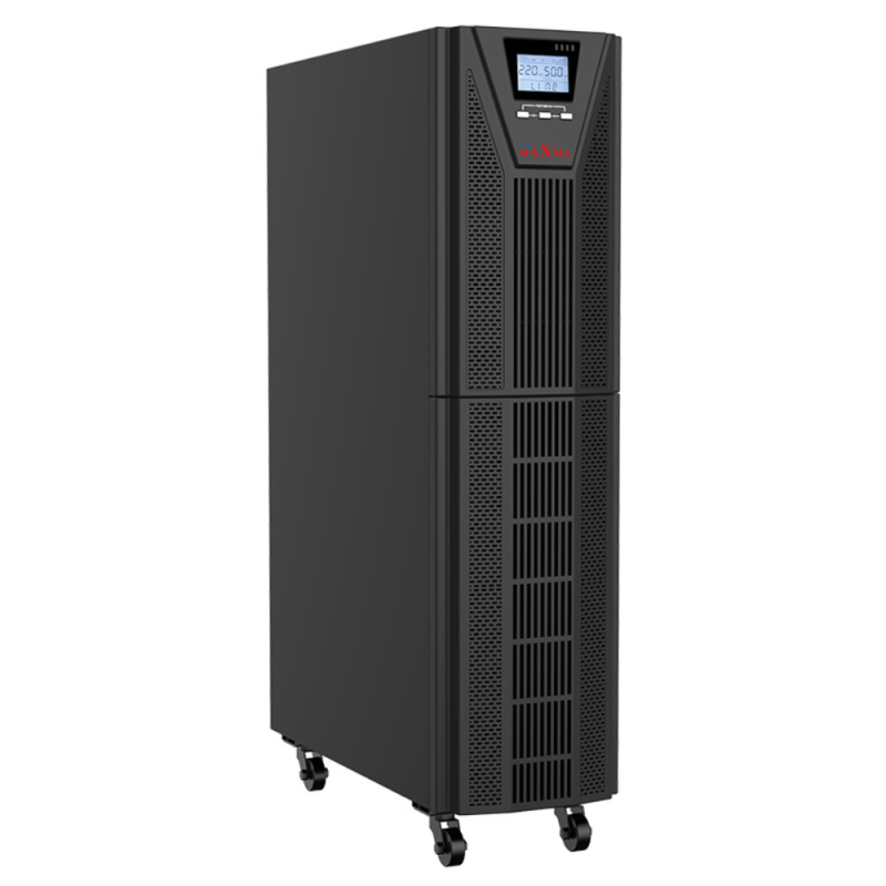Power Maxma MU900HF G5, 6 kVA/6 kW, Online UPS, 110–288 V Wide Input, DSP 3-Level, LCD + LED, Rack/Tower Convertible, Black