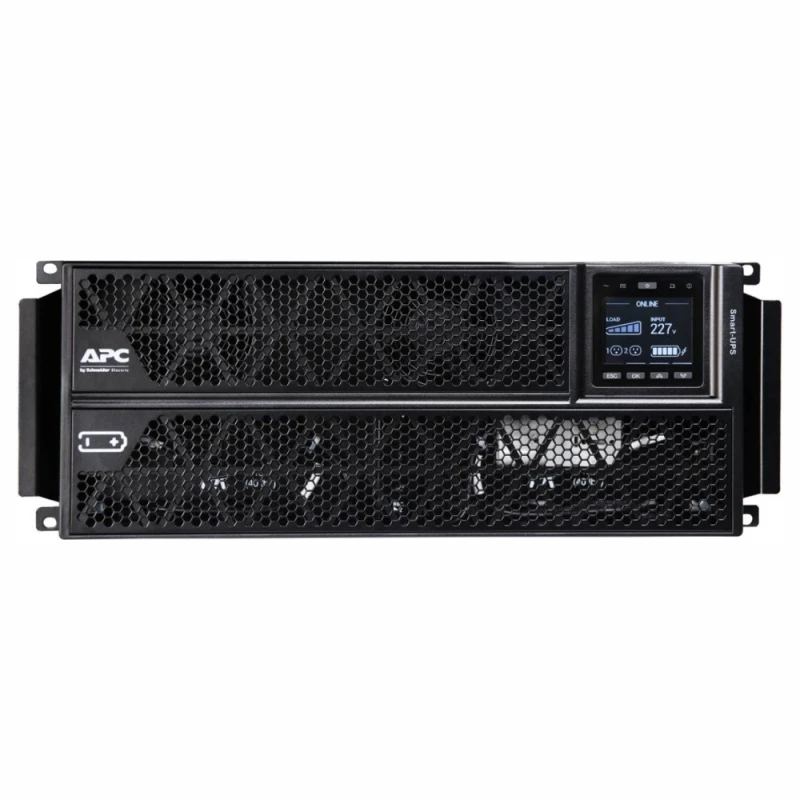 APC Smart-UPS RT SRTG6KXLI, 6 kVA/6 kW, 230V Input, Rack Mountable, Lead-Acid Battery, 2x IEC C13 + 1x IEC C19, 239W Charger, 1 Extended Runtime, Black