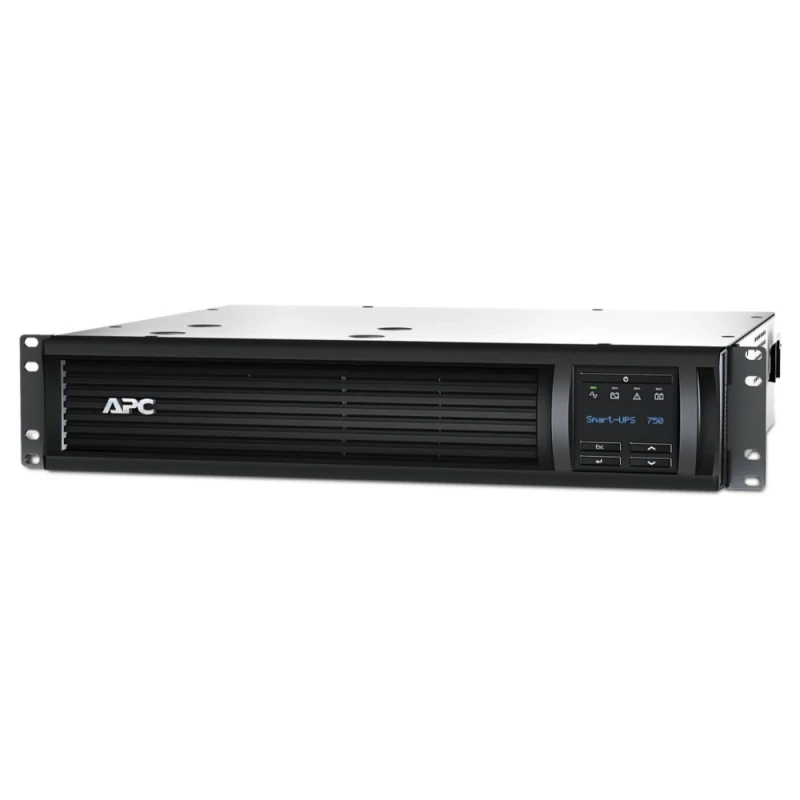 APC Smart-UPS, Line Interactive, 750VA , Rackmount 2U, 230V Main Input Voltage, 4x IEC C13 Outlets Connection Type, SmartConnect Port + SmartSlot, AVR, LCD | SMT750RMI2UC