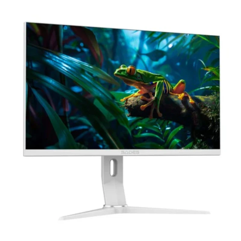 Sades AP-Frog 27” QHD Gaming Monitor, White, 180Hz, 0.3ms, IPS, RGB Backlight, Adaptive Sync, HDMI, DisplayPort | A-HC02Q27W