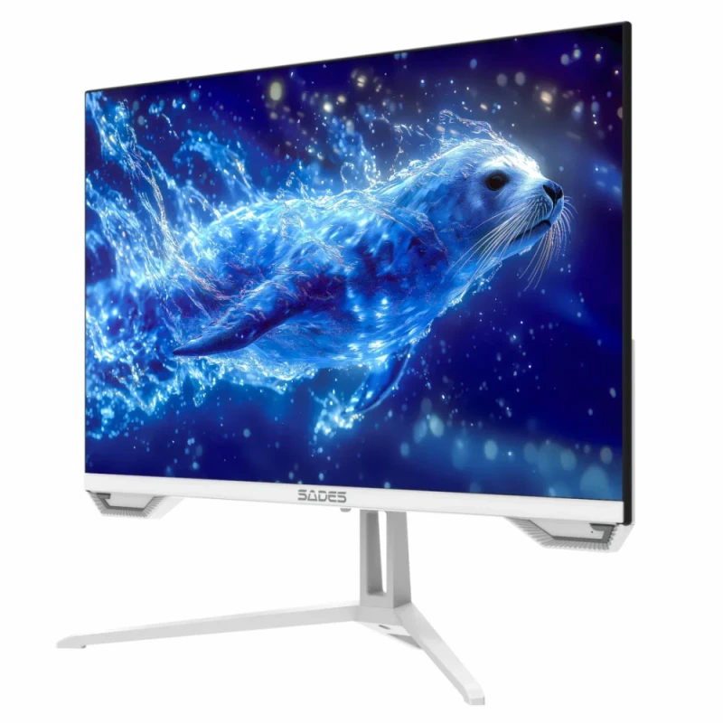 Sades SL-Sealion-27 SA-F01F27W, 27" FHD 1920x1080, 120Hz, 1ms, HDMI 2.1, IPS, Flat Gaming Monitor - White