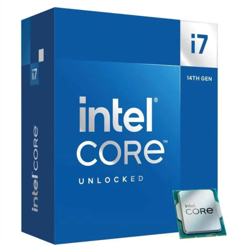 Intel Core i7‑14700KF 14th Gen Desktop CPU, 20 Cores (8P+12E), 33 MB Cache, Up to 5.6 GHz Turbo, LGA1700, DDR4/DDR5 Support, Unlocked | BX8071514700KF