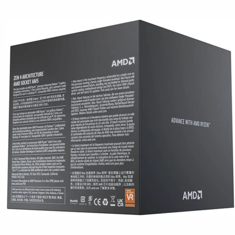 AMD Ryzen 7 7700 3.8GHz Up to 5.3GHz 8 Core AM5 Socket Processor | 100-100000592BOX