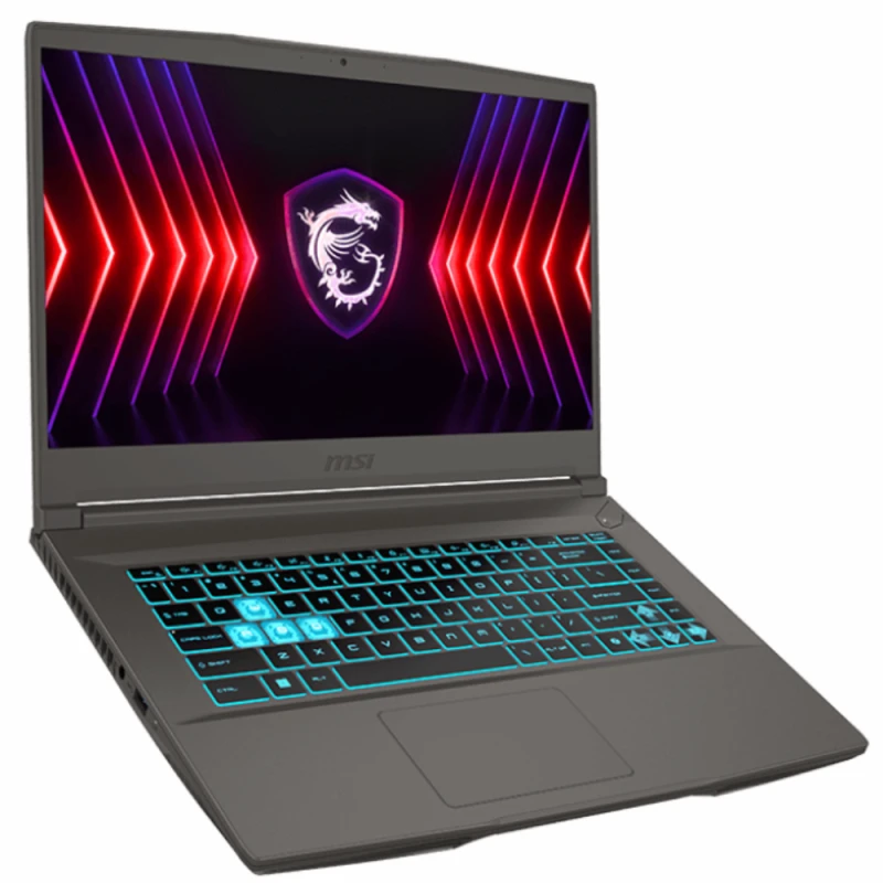 MSI Thin 15 B13U i7-13620H, RTX 3050 4GB, 16GB RAM, 512GB SSD, 15.6" FHD 144Hz, Win11, Eng-Arab KB – Gray