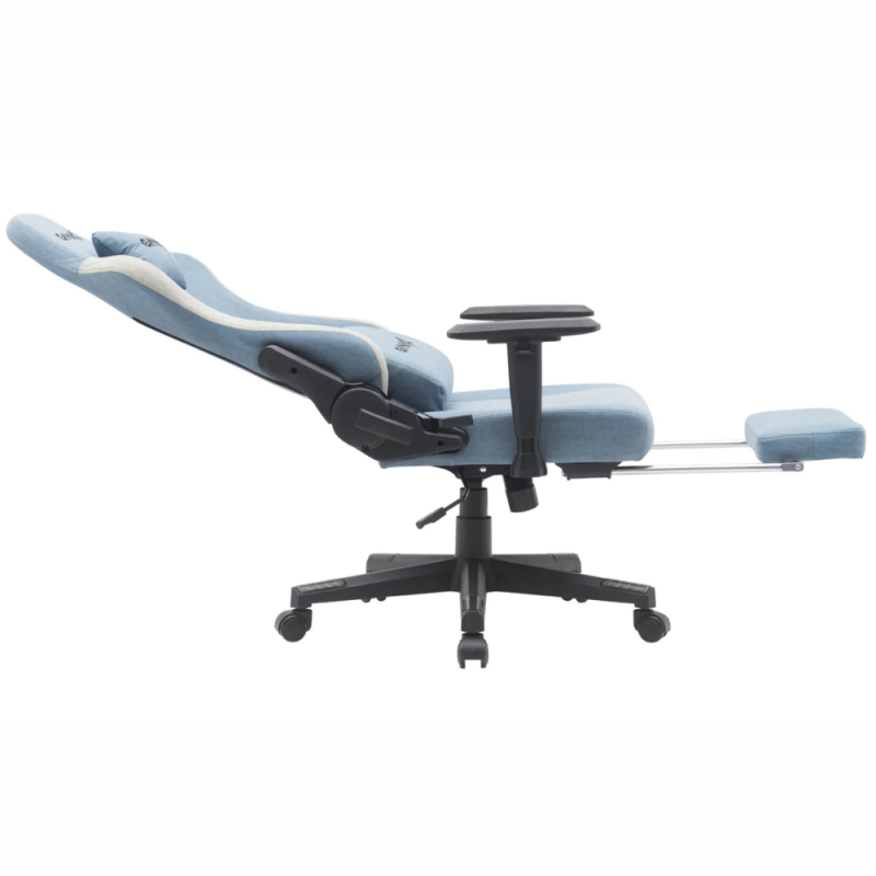 Gamax Gaming Chair model BS-7970 with foot rest - Light Blue