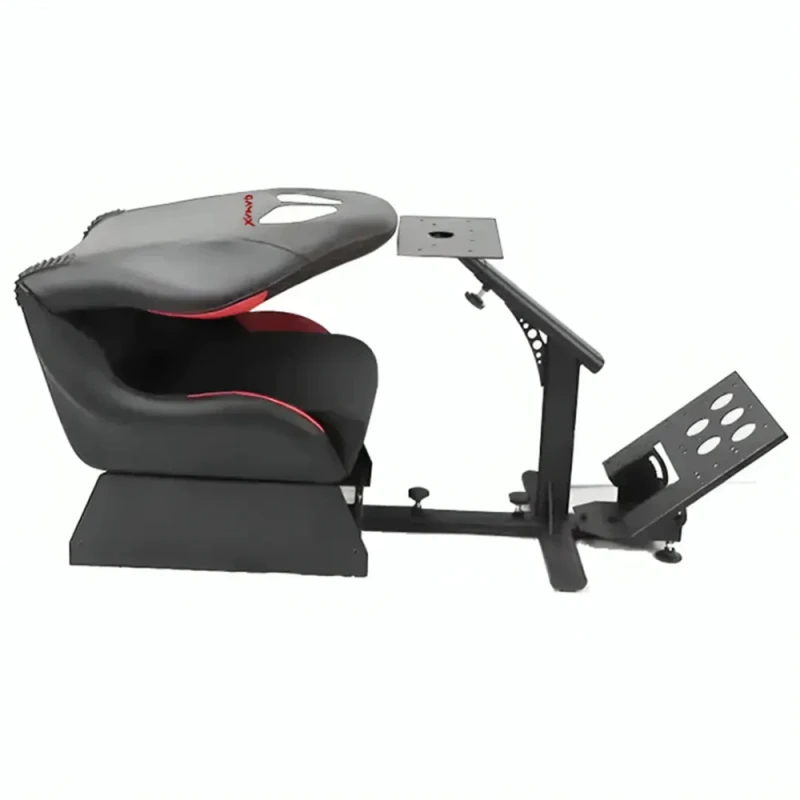 GAMAX Sporty Gaming Racing Seat – Blue & RED + Flash Fire SUZUKA WHEEL 900R/F111 WITH SHIFTER