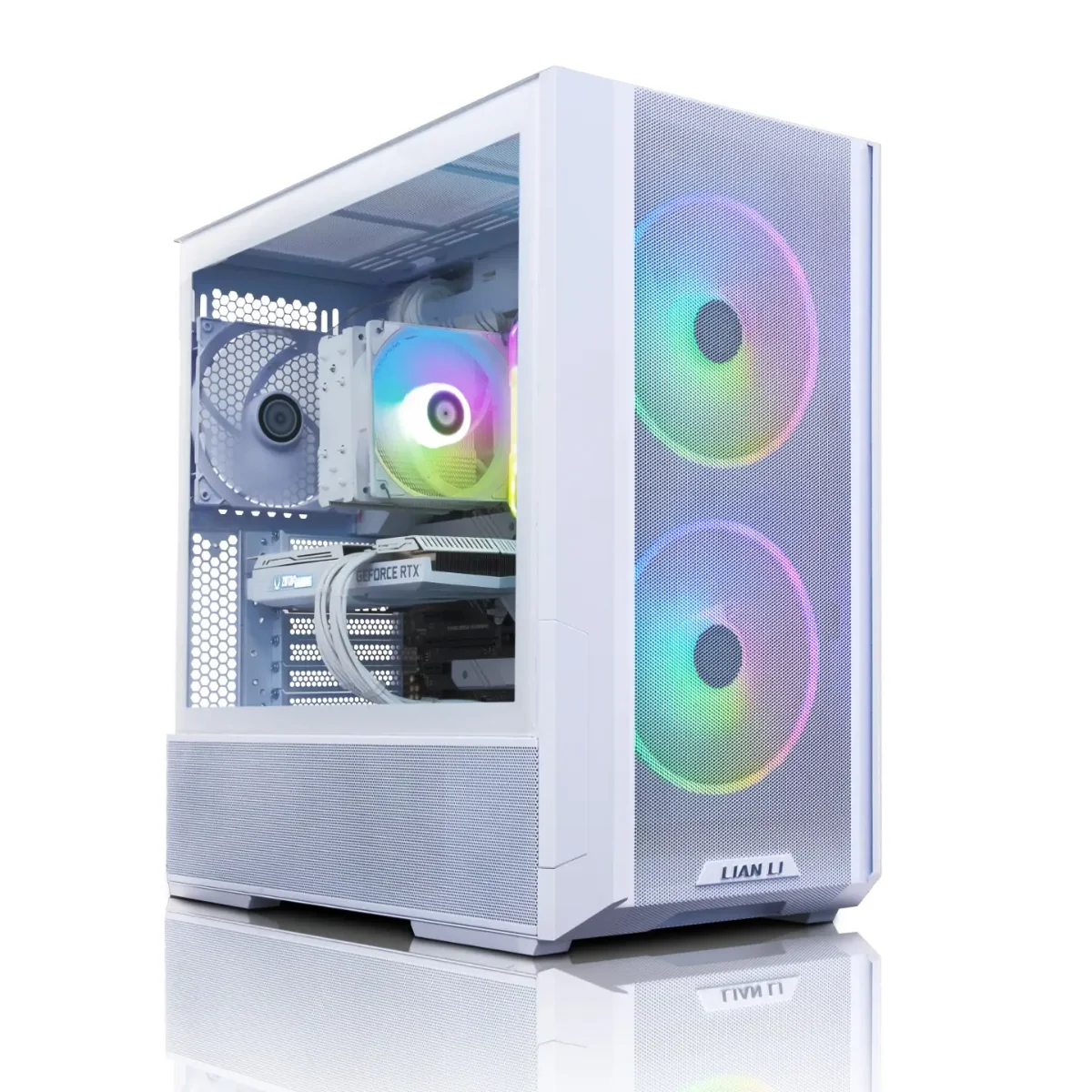 Gaming PC ShadowPulse – AMD Ryzen 7 7800X3D, RTX 5080 16GB GDDR7, 32GB DDR5 6000MT/s, 2TB SN850X NVMe SSD, 850W PSU, White RGB Case