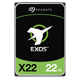 Seagate Exos X22, 22TB HDD, Hyperscale SATA, 7200RPM | ST22000NM001E