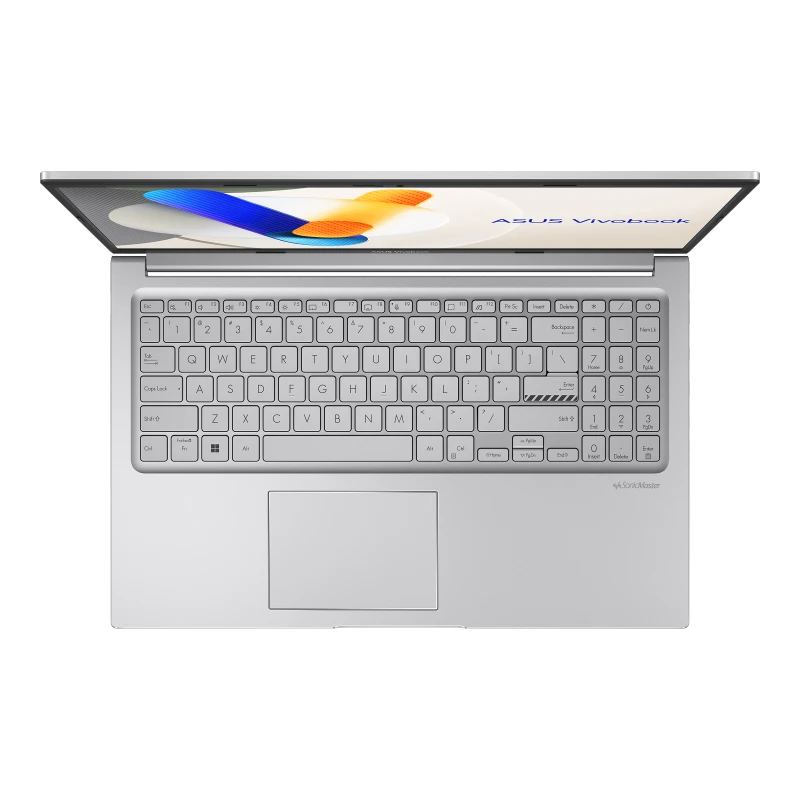 ASUS Vivobook 15 – Core 7 150U, 16GB RAM, 512GB SSD, 15.6” FHD, Win11, Eng-Arab Keyboard – Silver (X1504VA-NJ687W)