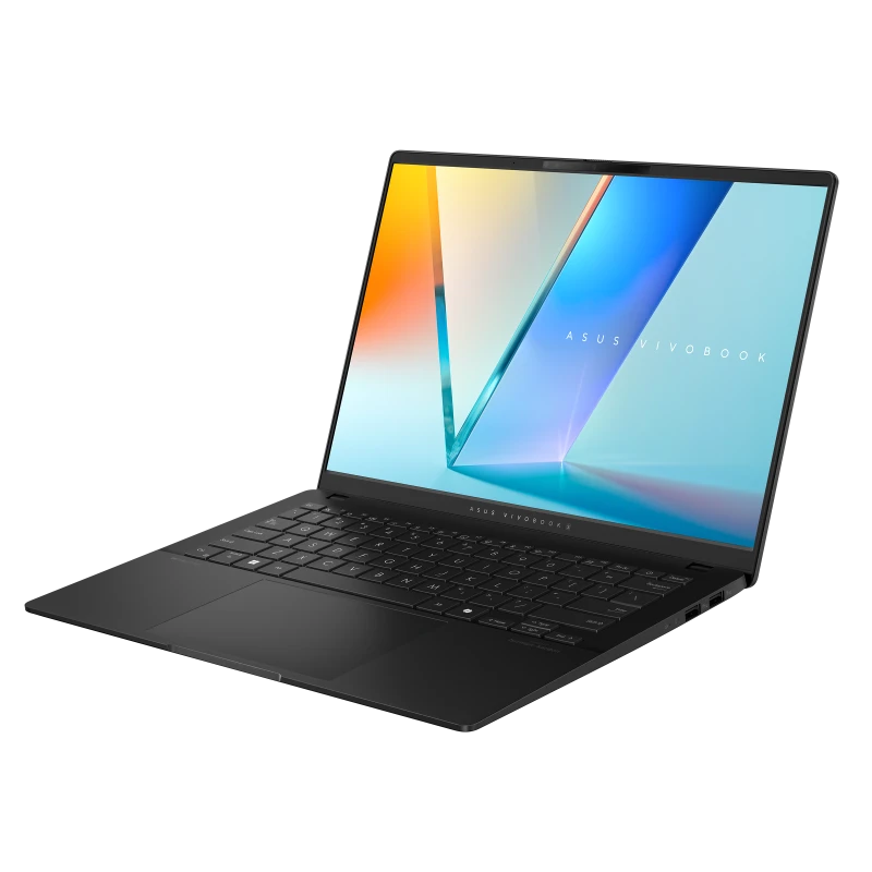 ASUS Vivobook S 14 OLED – Ryzen AI 9 365, 32GB RAM, 1TB SSD, 14” WUXGA OLED, Win11 Pro, Eng-Arab Keyboard – Black (M5406WA-OLEDR9L31WPB)