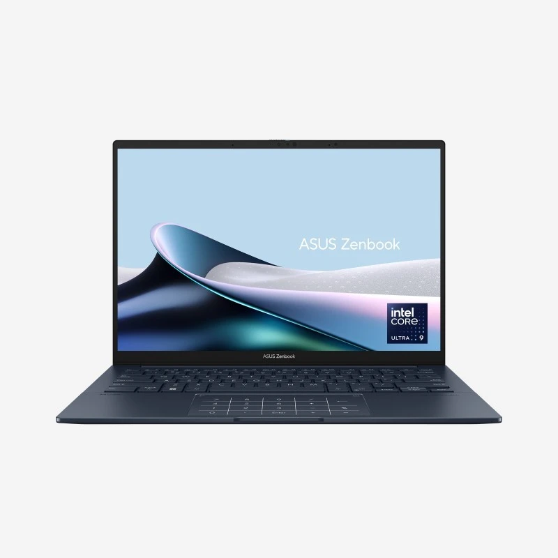 ASUS Zenbook 14 OLED Laptop, 14" 3K OLED Touch Display, Intel Core Ultra 7 255H, 16GB RAM, 1TB SSD, Windows 11 Home, ENG-AR Keyboard, Ponder Blue with Sleeve | UX3405CA-PZ052W