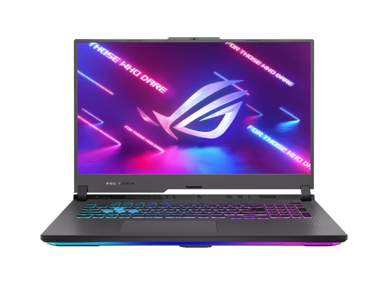 ASUS ROG Strix G17 Gaming Laptop, AMD Ryzen 9 7940HX, 32GB RAM, 1TB SSD, NVIDIA RTX 4070 8GB, 17.3" FHD 144Hz, Windows 11 Home, English-Arabic Keyboard, Gray | G713PI-HX120W