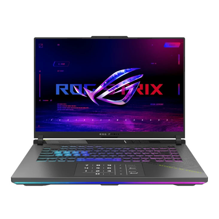ASUS ROG Strix G16 Gaming Laptop, Ryzen 9 9955HX3D, RTX 5070 Ti 12GB, 32GB RAM, 1TB SSD, 16" WQXGA 240Hz, Win11, Gray, Eng-Arabic KB + ROG Backpack | G614FR-G32X3D