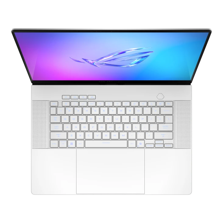 ASUS ROG Zephyrus G16 Gaming Laptop, Intel Core Ultra 9 285H, RTX 5070 Ti 12GB, 64GB RAM, 1TB SSD, 16" OLED 240Hz, Win11, White, Eng-Arabic KB, ROG Sleeve | GU605CR-QR216W