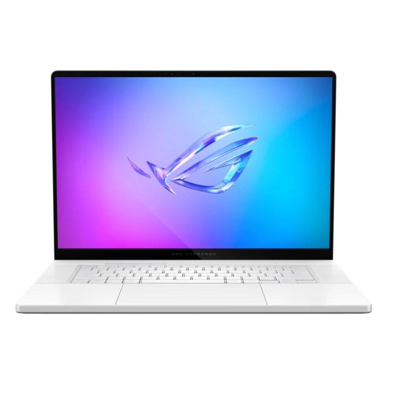 ASUS ROG Zephyrus G16 OLED Gaming Laptop, 16" WQXGA 240Hz, AMD Ryzen AI 7 350, 32GB RAM, 2TB SSD, RTX 5070 8GB, Win11, White, Sleeve & Mouse | GA605KP